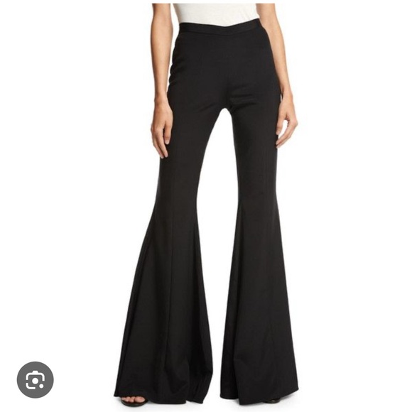Haute Hippie Pants - Haute Hippie Black Flare Pants 2